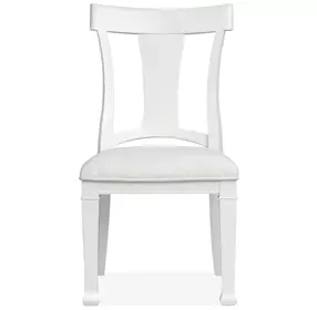 Crownfall White Upholstered Side Chair Set of 2