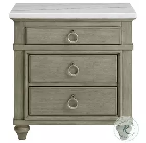 Bessie Kendari Light Wood 3 Drawer Nightstand