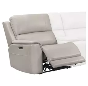 Easton Steamboat Quartz Leather Zero Gravity Power LAF Recliner with USB Charging