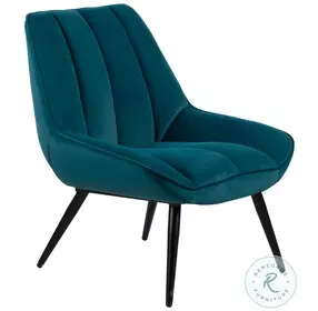 Astrid Green Velvet Accent Chair