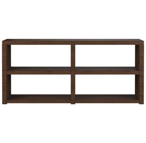 Verge Handcrafted Walnut Rectangular Console Table