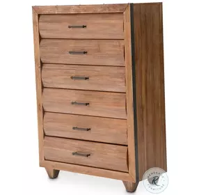 Brookhaven Burnt Umber 6 Drawer Chest