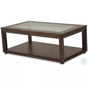 Carrollton Rustic Ranch Rectangular Cocktail Table