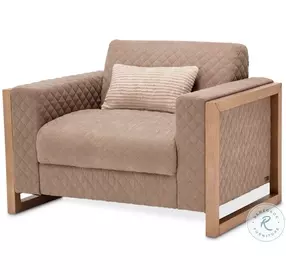 Hudson Ferry Brown Diamond Quilted Chair And A Half