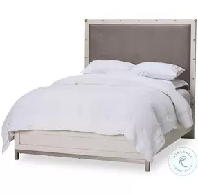 Menlo Station Eucalyptus King Upholstered Panel Bed