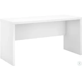 Echo Pure White 60" Credenza Desk
