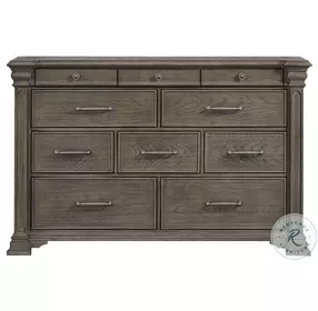 Paterson Grey 10 Drawer Dresser