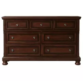 Kingsley Cherry Brown 8 Drawer Dresser