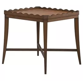 Harbor Brown Rectangular End Table