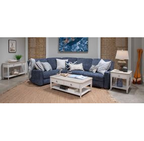 Whisperbay Sea Pearl and Driftwood Rectangular Lift Top Occassional Table Set