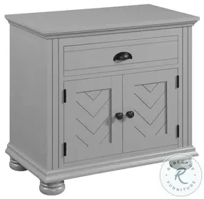Conaughey Grey 1 Drawer Nightstand