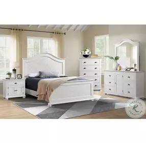 Conaughey White Panel Bedroom Set