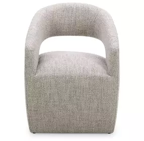 Barrow Gray Storm Performance Fabric Upholstered Dining Chair