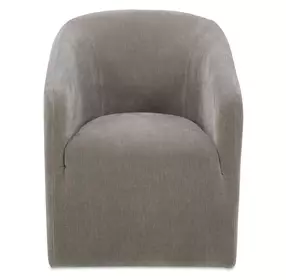 Sandy Beige Performance Fabric Upholstered Dining Chair