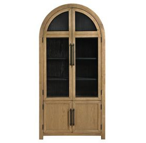 Magnolia Sand 4 Door Curio Cabinet