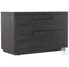 Keali Ebonized Pine Nightstand