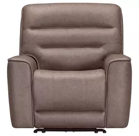 Lawmere Sydney Brunette Zero Gravity Power Recliner with USB Charging