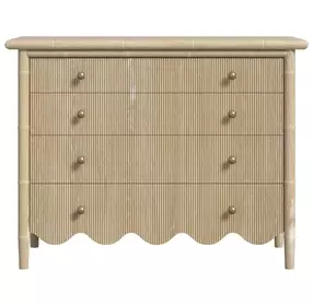 Haven Sun Oak 4 Drawer Bachelor's Chest