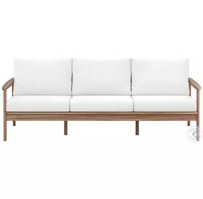 Ashton Natural Performance Fabric Outdoor Patio 89" Sofa