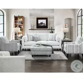 Winston Salt Performance Fabric Living Room Set