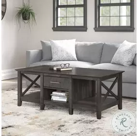Key West Dark Gray Hickory Occasional Table Set