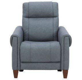 Corvin Blue Dusk High Leg Power Recliner with USB Charging