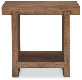 Tomas Marrom Rectangular Side Table