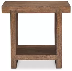 Tomas Marrom Rectangular Side Table
