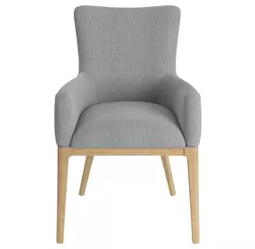 Loft Gray Upholstered Arm Chair