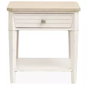 Whisperbay Sea Pearl and Driftwood Rectangular End Table
