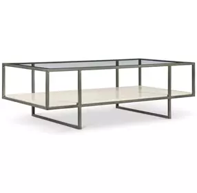 Harlow Bronze Metal Rectangular Cocktail Table