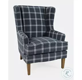 Lacroix Navy Accent Chair