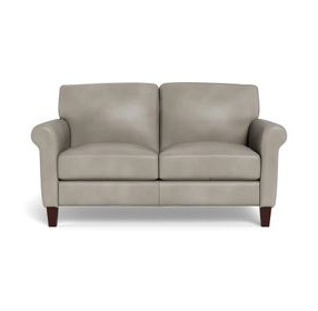 Lachlan Stone Leather 60" Loveseat