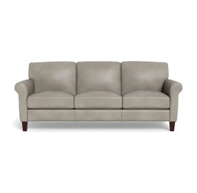 Lachlan Stone Leather 84" Sofa