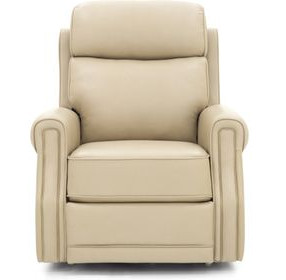 Lance Sorrento Sand Leather Power Lift Recliner with Power Lumbar and USB Charging