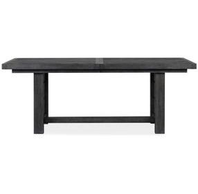 Plum Creek Ravenwood Black 104" Extendable Rectangular Dining Table