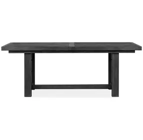 Plum Creek Ravenwood Black 104" Extendable Rectangular Dining Table