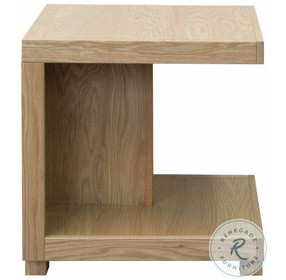 Laurel Canyon Natural 18" Chairside Table