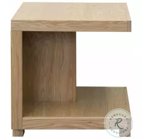 Laurel Canyon Natural 18" Chairside Table