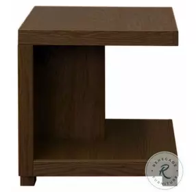 Laurel Canyon Oak Bourbon 18" Chairside Table