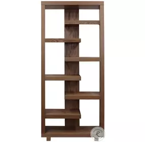Laurel Canyon Oak Bourbon 80" High Bookshelf
