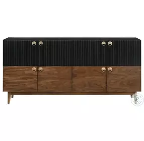 Amigo Black And Walnut Buffet