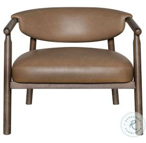 Autumn Bister Brown Performance Fabric Accent Chair