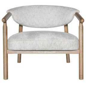 Autumn Pebbled Vanilla Upholstered Accent Chair