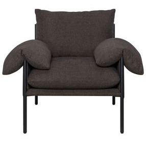 Bloom Brown Upholstered Accent Chair