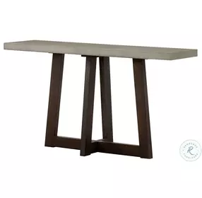 Elodie Medium And Dark Gray Rectangle Console Table