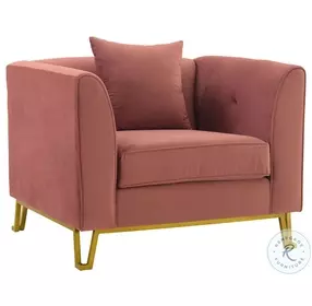 Everest Blush Fabric Chair