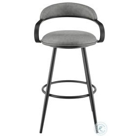 Gardenia Vintage Gray Swivel Counter Height Stool