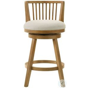 Harper Ivory Swivel Counter Height Stool