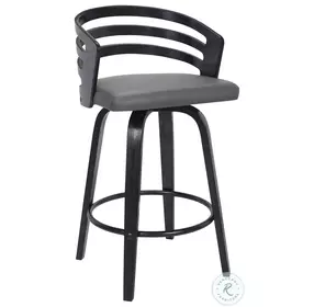 Jayden Gray Swivel 30" Bar Stool